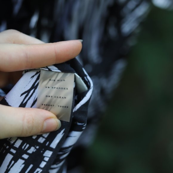 Ann Taylor | real silk abstract blouse - Picture 3 of 7